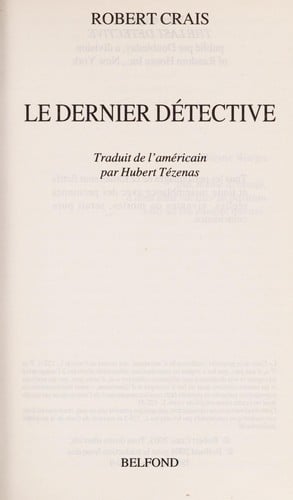 Le dernier detective