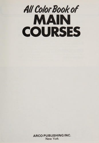 All color book of main courses