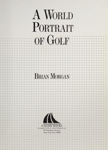A world portrait of golf