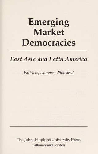 Emerging market democracies