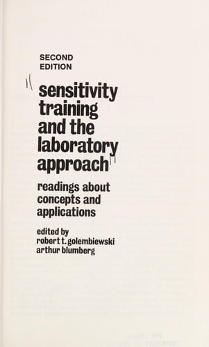 Sensitivity training and the laboratory approach