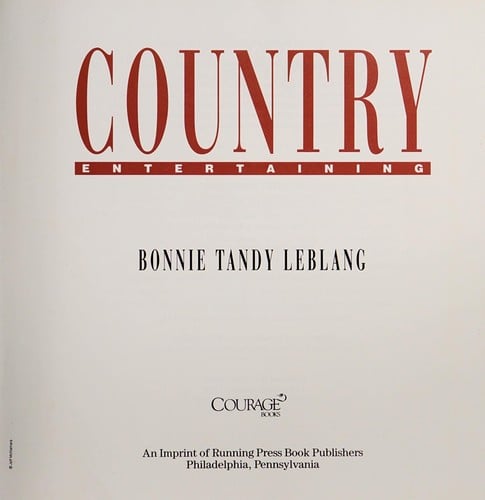 Country entertaining