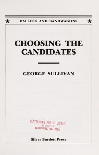 Choosing the candidates