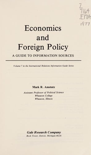 Economics and foreign policy