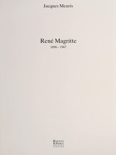Rene Magritte, 1898-1967