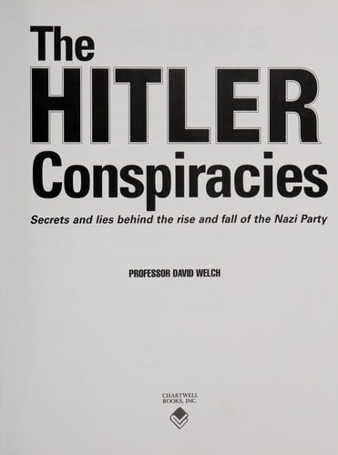 The Hitler conspiracies
