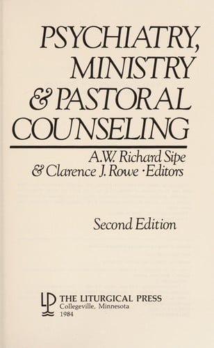 Psychiatry, ministry & pastoral counseling
