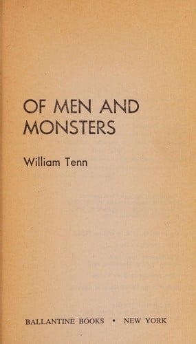 Of men and monsters