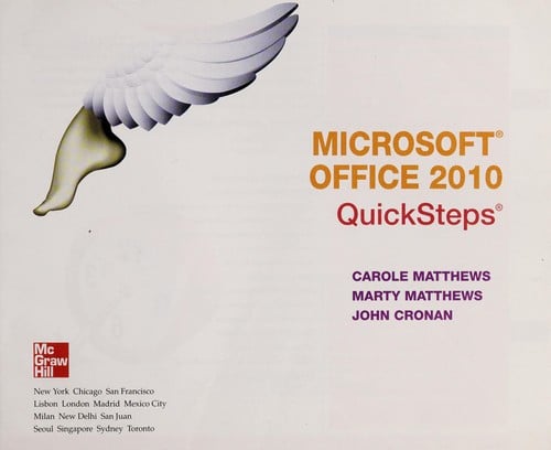 Microsoft Office 2010 quicksteps