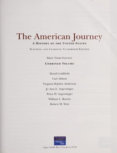 The American Journey 3rd ed