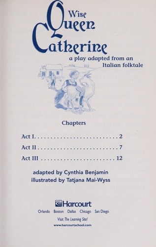 Wise Queen Catherine