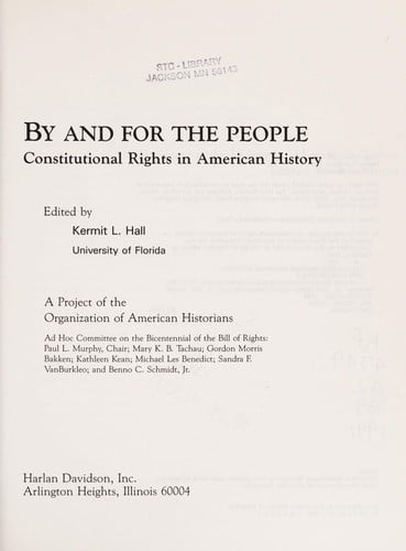 By and for the people