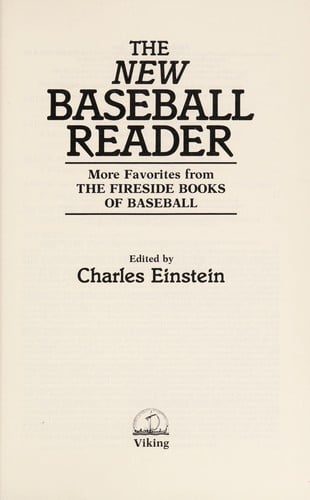 The New baseball reader