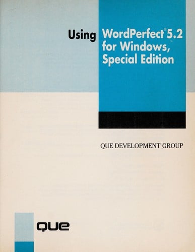 Using Wordperfect 5.2 for Windows