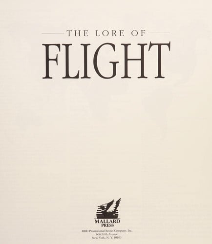 The Lore of flight
