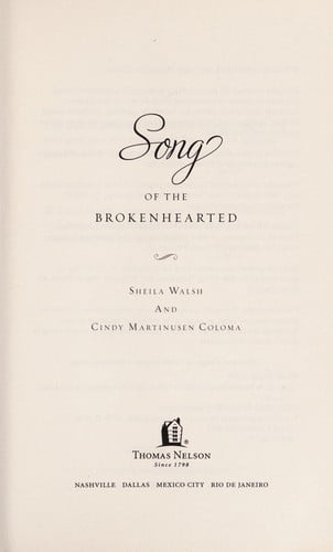 Song of the brokenhearted
