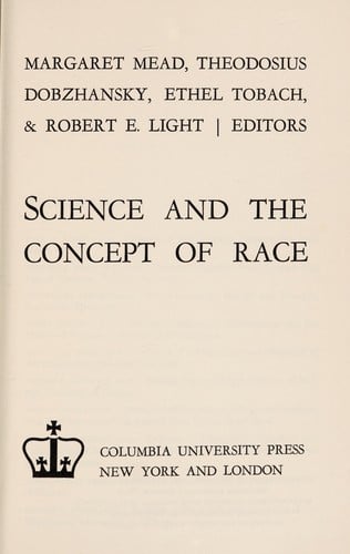 Science and the concept of race