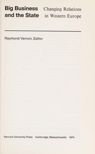 Big business and the state