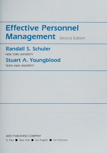 Effective personnel management