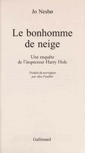 Le bonhomme de neige