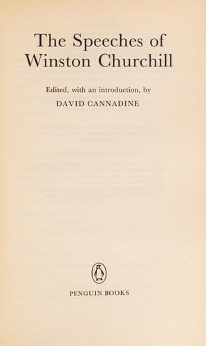 The speeches of Winston Churchill