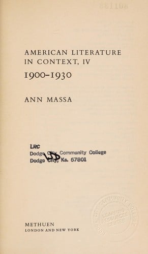 American literature in context