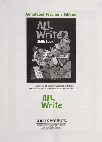 All write sourcebook