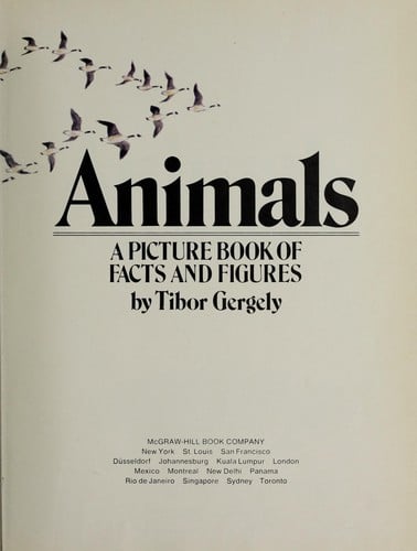 Animals; a picture book of facts and figures