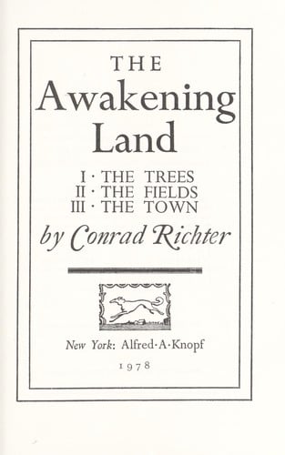 The awakening land