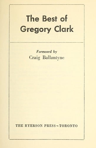 The best of Gregory Clark