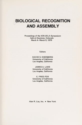 Biological recognition and assembly