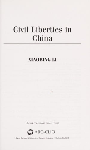 Civil liberties in China