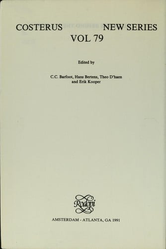 The Crows behind the plow : history and violence in Anglo-Irish poetry and drama
