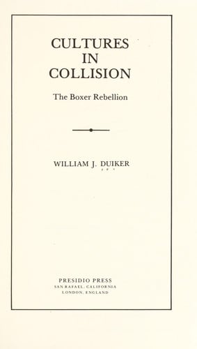 Cultures in collision