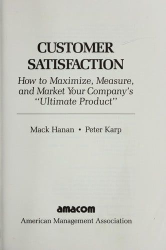 Customer Satisfaction