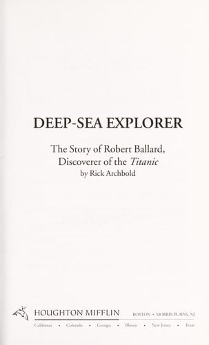 Deep-sea explorer