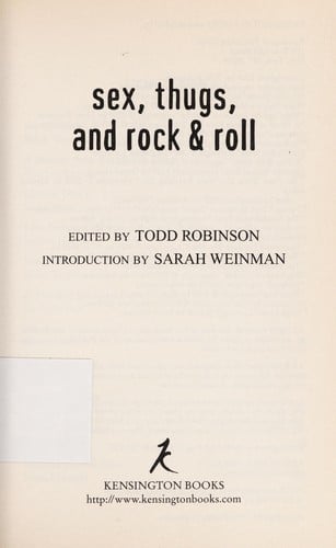 Sex, thugs, and rock & roll