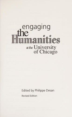 Engaging the humanities at the University of Chicago