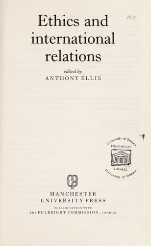 Ethics and international relations