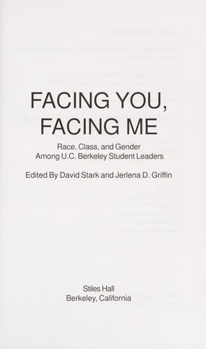 Facing you, facing me