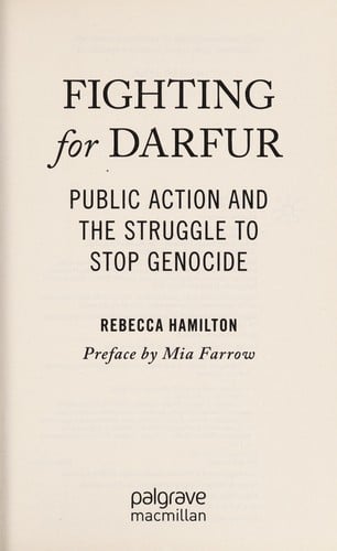 Fighting for Darfur