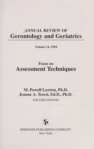 Focus on assessment techniques