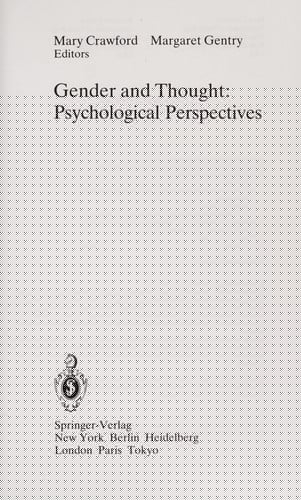 Gender and thought