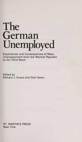 The German unemployed