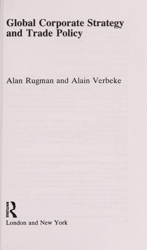 Global corporate strategy and trade policy