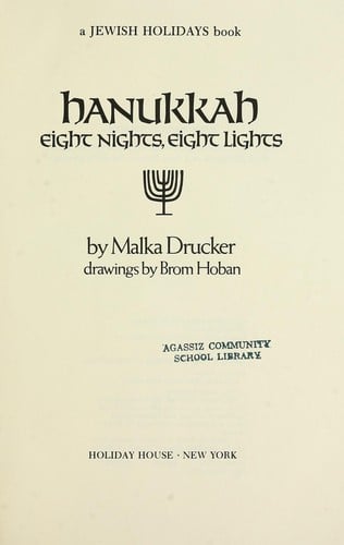 Hanukkah : eight nights, eight lights