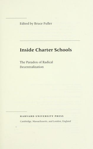 Inside charter schools