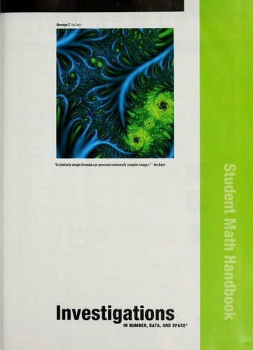 Investigations in number, data, and space