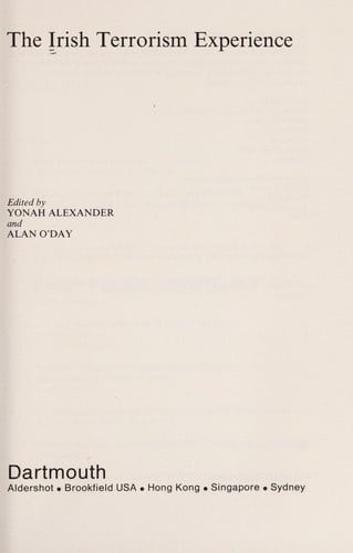 The Irish terrorism experience