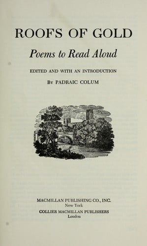 Roofs of gold, poems to read aloud